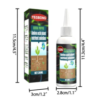 30ml Plant Nutrient Solution Amino Acid Plant Seed Growth Organic Fertilizers Supplement for Promoting Plant Growth