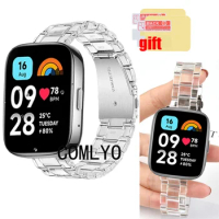 For Xiaomi Redmi Watch 3 Active lite Strap Wristband Plastic PC Clear Smart Watch Band Screen Protector Film