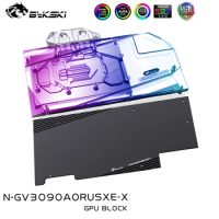 Bykski GPU Water Block For Gigabyte AORUS RTX 3090 3080 XTREME Graphic Card Radiator,VGA Cooler N-GV3090AORUSXE-X