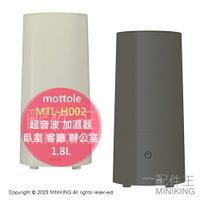 日本代購 mottole 超音波 加濕器 MTL-H002 小型加濕器 靜音 保濕 乾燥對策 臥室 客廳 辦公室
