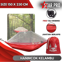 Hammock Kelambu Anti Serangga - Tempat Tidur Gantung - Ayunan Pohon - Hamock - hamok