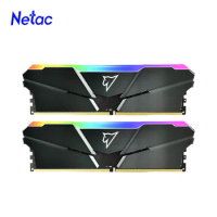 Netac RGB DDR4 RAM Memory 8GB 16GB 32GB 3200mhz 3600mhz Dual Channel Desktop Ram XMP2.0 1.35V for AMD Intel