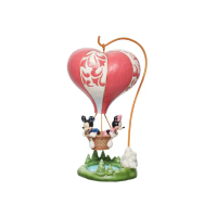 【Enesco】精品家飾 Disney 迪士尼 米奇和米妮熱氣球居家擺飾