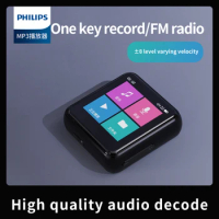 Philips 100% Original SA2301 8GB Mini MP3 Player with Screen touch FM Radio Running Music Player