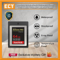 Sandisk Extreme Pro CFexpress Card Type B 64GB / 128GB / 256GB / 512GB 1700MB/s Memory Card