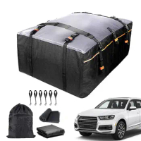 Car Top Carrier Roof Bag Large Capacity Luggage Roof Bag With Waterproof Zipper Large Capacity Waterproof Car Roof Top Cargo