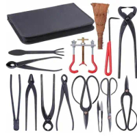 14pcs/set Bonsai Tool Set Extensive Cutter Scissors Garden Bonsai Styling Pruning Hand Tools