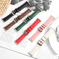Leather Watch Strap For Samsung Galaxy Fit3 Bracelet Watchbands For Samsung Galaxy Fit3 Replacement Wristbands Accessory