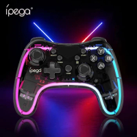Ipega PG-9228 Bluetooth Game Controller with colorful lights Gamepad for Nintendo Switch MFi Games iOS Android Smart Phone