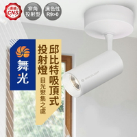 【DanceLight 舞光】15W LED邱比特吸頂式投射燈 時尚白/時尚黑 2年保固