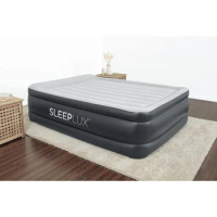 SleepLux Durable Inflatable Air Mattress with Built-in Pump, Pillow and USB Charger