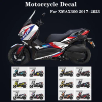 For Yamaha X-Max 300 XMAX 300 2017 2018 - 2022 2023 Motorcycle Sticker Fairing Body Decals Moto Accessories