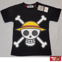 【AMERO】男女裝 圓領短袖T恤(海賊王印花 情侶裝 親子裝 有大尺碼)