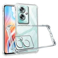 Shockproof Phone Case for Oppo A79 A98 5G A78 A58 A38 A18 4G A53 A53s A52 A72 A17 Transparent Clear Silicone Soft TPU Back Cover