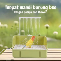 Shower Burung Air Mancur Kandang Burung Pompa Air Rechargeable