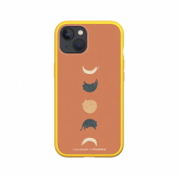 【RHINOSHIELD 犀牛盾】iPhone 11/11 Pro/Max Mod NX手機殼/I Love Doodle-貓咪月象-橘(I Love Doodle)