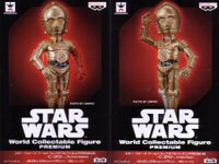 日版 WCF Premium C-3PO 一套兩款 Star Wars 星際大戰 公仔