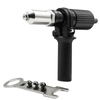 Electric Rivet Nut Gun Machine Core Pull Accessories Cordless Riveting Gun Drill Adapter Riveter Insert Professional Nut Tools