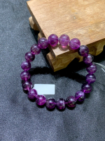 Vòng tay đá Fluorite Tím - Purple Fluorite tự nhiên size 8-10mm siêu xinh