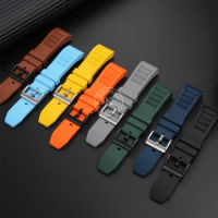 Quick release Rubber Watch Band 20mm 22mm Waterproof Breathable Diving Sport Watch Strap Replacement Seiko Breit-ling Series
