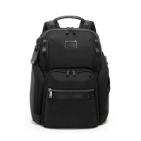 【TUMI】Alpha Bravo Search 彈道尼龍多功能商務後背包 - 黑色(TUMI 官方旗艦店)
