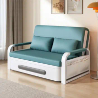 Single Sofa Bed Folding Dual-purpose New Living Room Folding Bed Small Apartment Balcony Multi-functional Retractable Bed