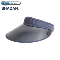 日本NEEDS抗UV中空COOLMAX+SHADAN隔熱紅外反射陶瓷纖維可折疊收納防曬遮陽帽くるっと収納 UVクールバイザー#679879藍底白點/#682510單寧藍
