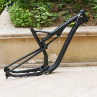 2020" Toray Carbon Full Carbon UD Matt 29er MTB Mountain Bike Bicycle Full Suspension Frame 17.5"