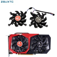 RTX 2060 2060 Ti Replace Fans for COLORFUL GeForce GTX 1660Ti 1650 1660 SUPER Graphics Card Cooling Fan