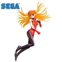 SEGA Original EVA Anime Figure Asuka Langley Soryu Action Figure Toys For Boys Girls Kids Christmas Gift Collectible Model