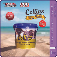 MALANG [JATIM] - Collins Choco Crunchy 1 kg - Selai Collins Cokelat Crunchy 1kg - Olesan - Topping -