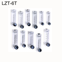 ช่วง Ml/min LPM (ลิตรต่อนาที) 1/4 "BSP หญิง PMMA Gas Flowmeter Air Flow Meter ประเภทแผง Rotameter LZ