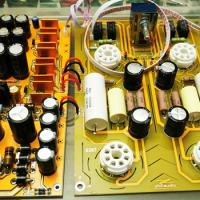 Famous circuit 6SN7 Tube preamplifier DIY KIT refer Cary preamp best sound