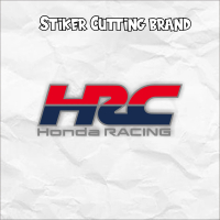 (SATU HARI JADI) STIKER CUTTING HONDA RACING TERMURAH TANPA MINIMAL ORDER