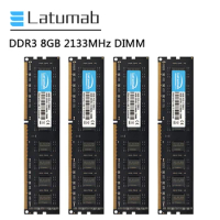 Latumab DDR3 RAM 16GB(2X8GB) 8GB 4GB 1333 1600 1866 2133 2400MHz Desktop Memory PC3-14900 240 Pins DIMM 1.5V RAM DDR3 Memory
