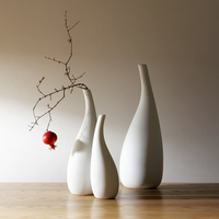 【陶瓷花瓶-雅龍-水滴】北歐 白色 陶瓷花瓶 磨砂款 居家裝飾 花器 拍照 道具 乾燥花瓶 畢業 禮物 家居裝飾