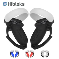 Hibloks For Oculus Quest 2 Accessories Handle Case Vr Handle Silicone With Strap Protective Cover For Oculus Quest 2 Accessories