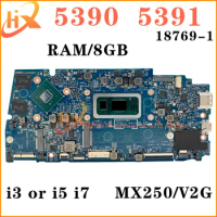 18769-1 Mainboard For Dell Inspiron Vostro 5391 5390 Laptop Motherboard i3 i5 i7 10th Gen V2G