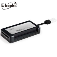 【文具通】E-books T25 晶片ATM+SIIM卡+記憶卡複合讀卡機 E-PCE092-1