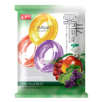 【盛香珍】零卡綜合小果凍720gX4包(內有3種口味-每包約27小顆)