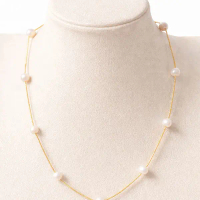 NEW Kalung Emas Rona Mutiara Tawar Asli Lombok