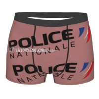 French Police Men Boxer Briefs Underpants Highly Breathable High Quality Gift Idea