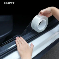 For Subaru XV 2018 2019 2020 2021 Transparent Nano Sticker Car Door Sill Trunk Trim Car Sticker Protector Auto Accessories