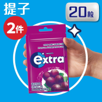 [2件]益達 Xylitol無糖香口珠 香甜提子味 28g (10280394)