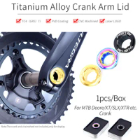 M20X8mm Titanium Crankset Fixing Bolt Screw Mountain Bike Bottom Bracket Cranks Arm Lid Bolt For Shimano Deore XT SLX XTR