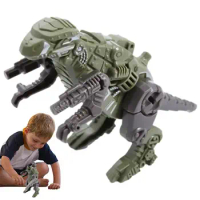 Dinosaur Squadron 5 In 1 Devastator Transformation Robot Building Blocks Set Engineer Mecha Excavator Figures Bricks Toys