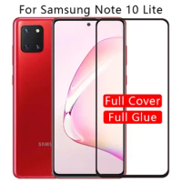 9D Tempered Glass for Samsung Galaxy Note10 Lite Screen Protector on Galaxy note 10 lite 10 light Full Cover Protective Glass