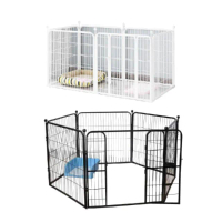 【KIDS PARK】高120公分適用寬100cm寵物圍欄 2XL號(獨特加大/防護寵物柵欄/狗窩狗圍欄/寵物門欄/兒童圍欄)
