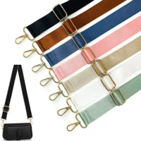 Bag Accessories Adjustable Bag Strap Nylon Solid Color Shoulder Bag Strap Handbag Strap Shoulder Bag