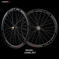 Flyweight Cyclocross Carbon Wheelset, Tubeless Disc Brake Hub, Gravel Bike Cycle Cross Road Bicycle, Hookless Carbon Wheels
